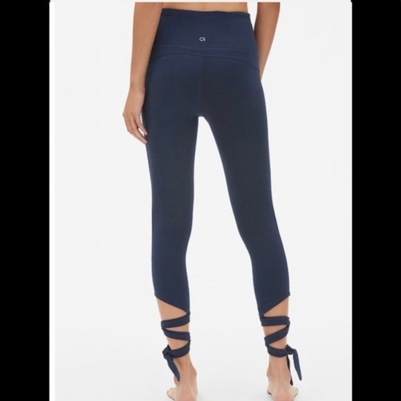 Gap High rise blackout barre strap leggings black - Picture 4 of 5